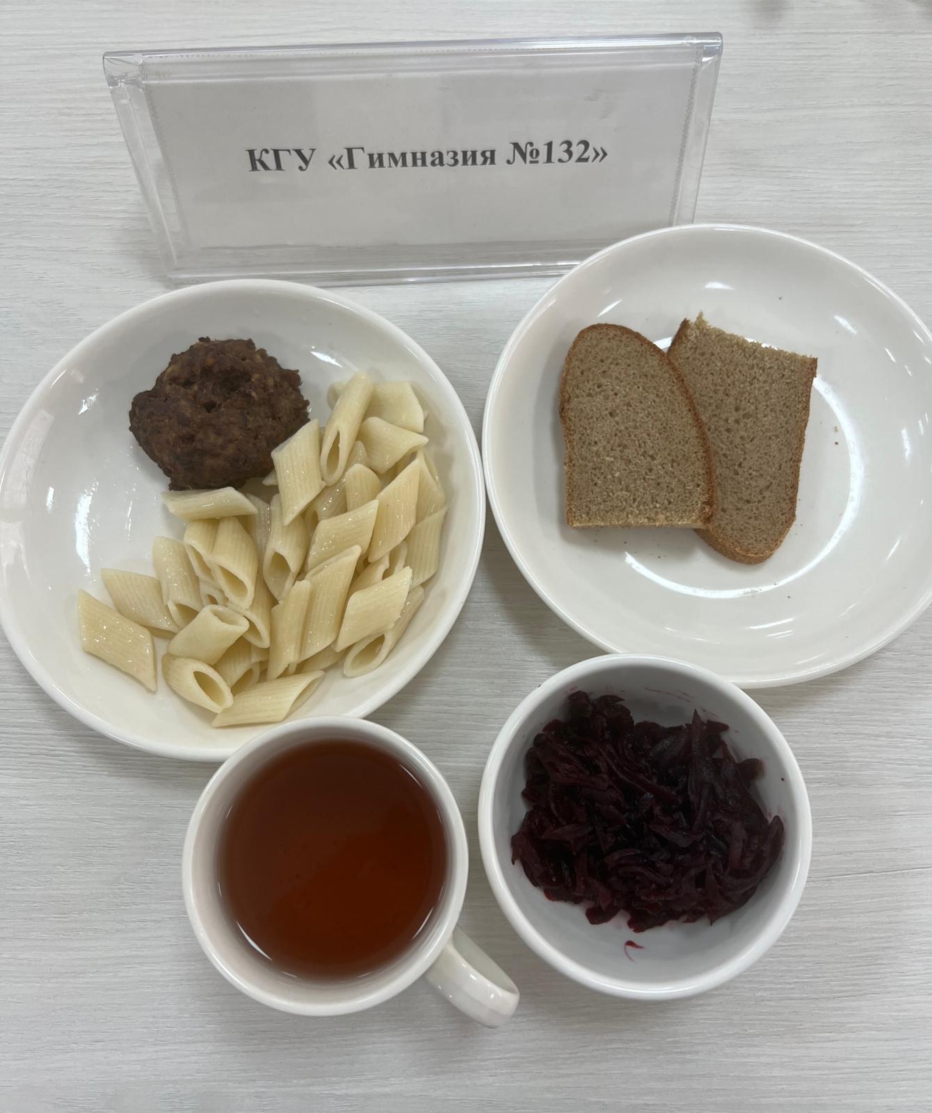 Ас мәзірі 1 апта 2 күн