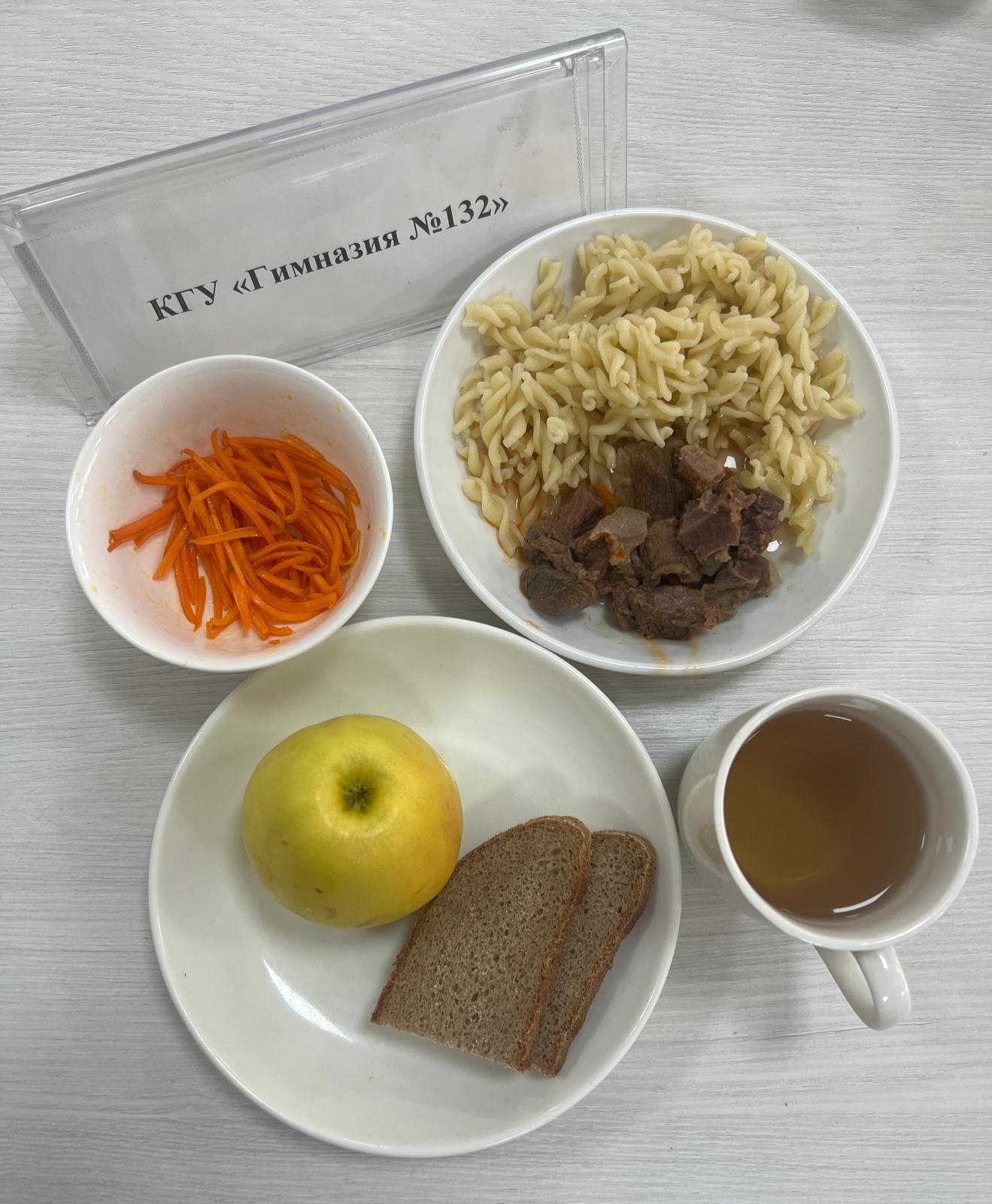 Ас мәзірі 2 апта 1 күн