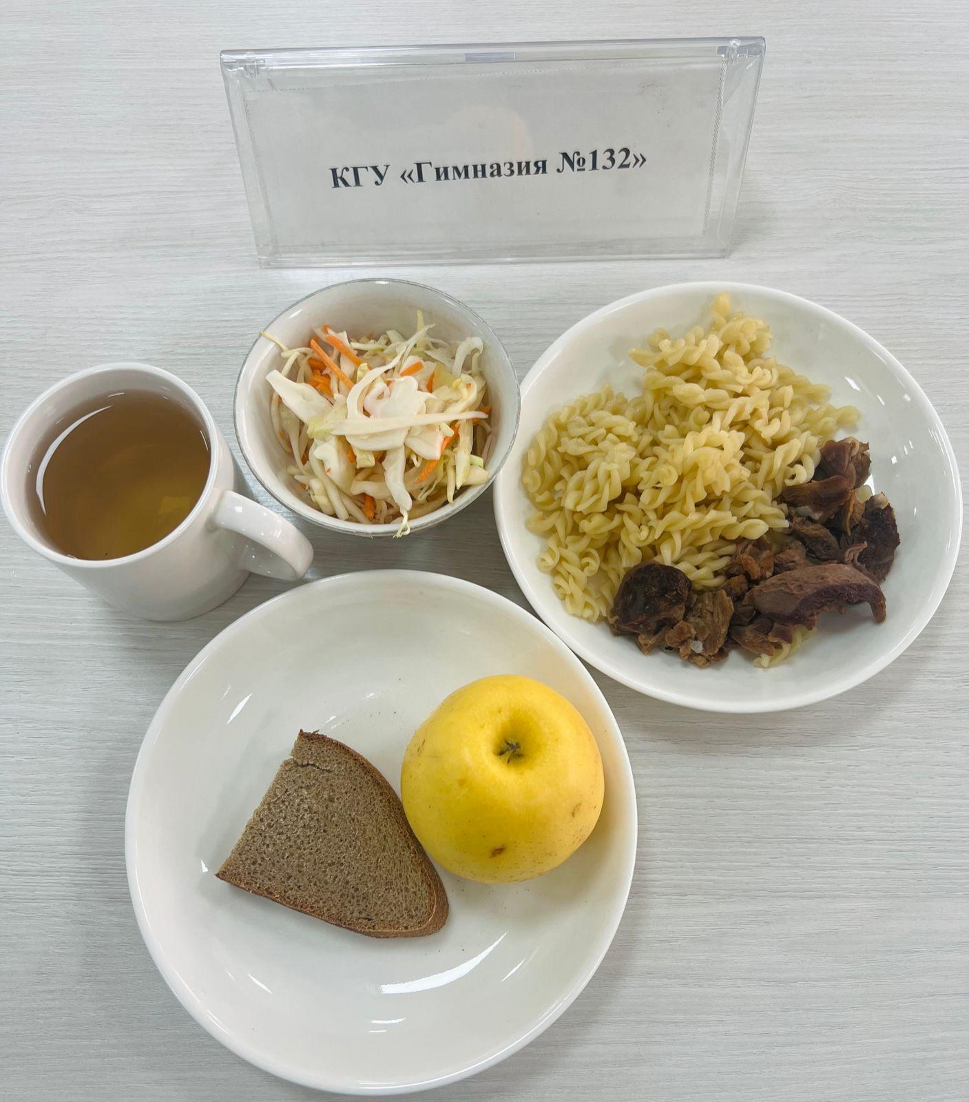 Ас мәзірі 4 апта 1 күн