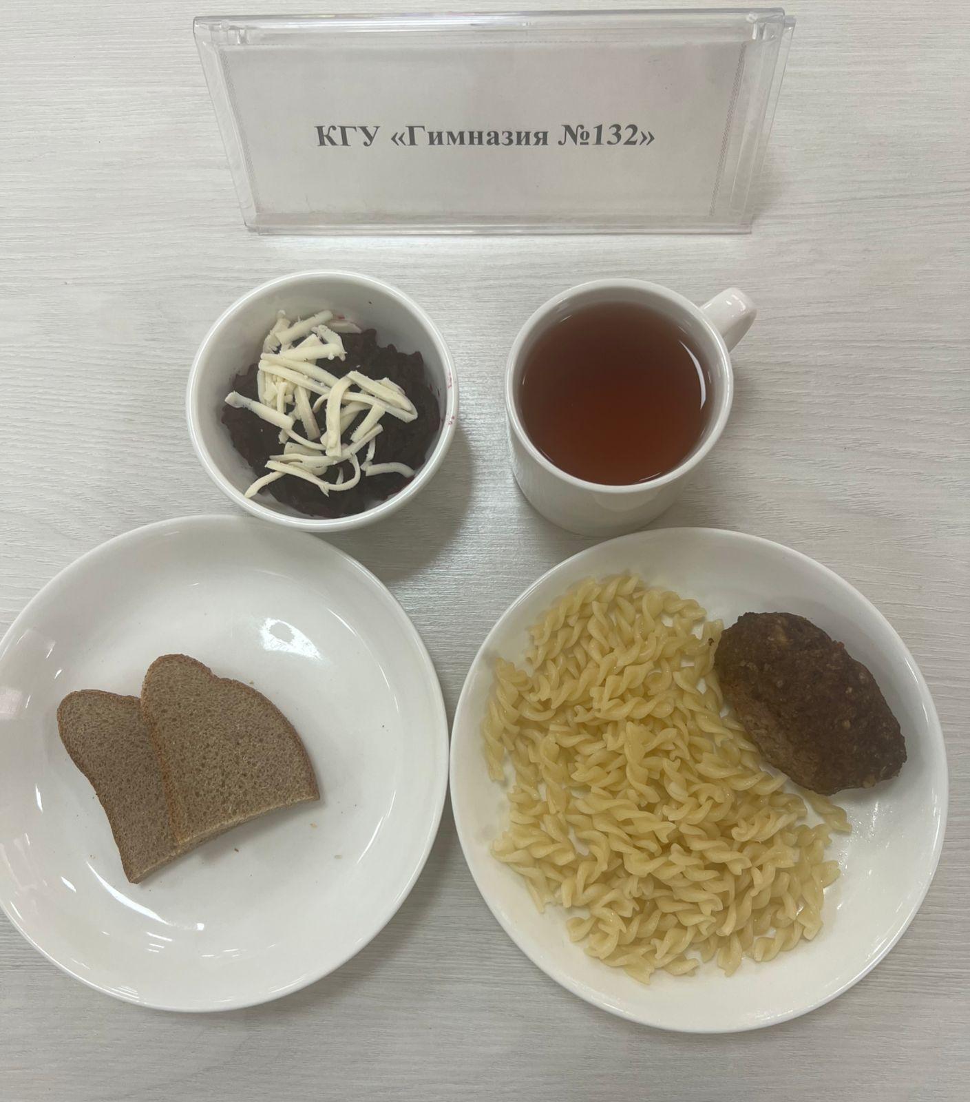 Ас мәзірі 1 апта 2 күн