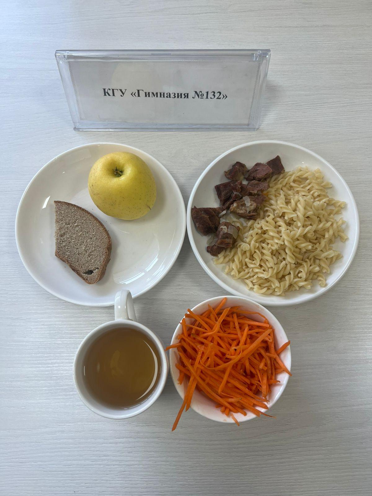 Ас мәзірі 2 апта 1 күн