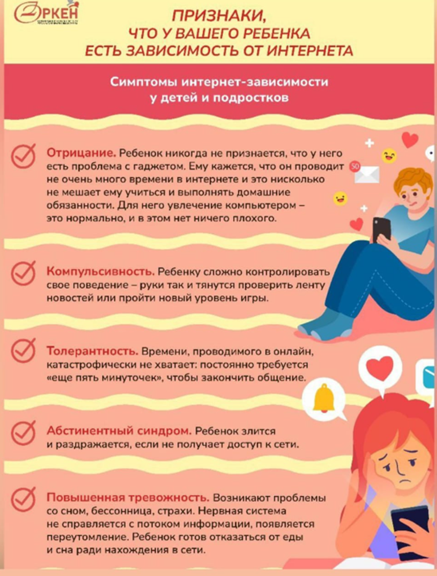Признаки что у вашего ребенка есть зависимость от интернета